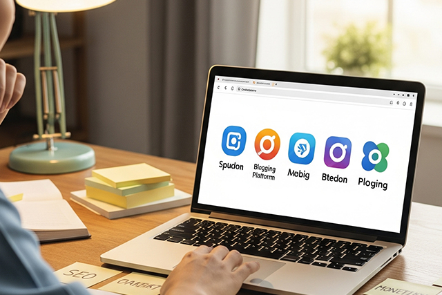 厳選された5つの主要プラットフォームを表しているイメージ画像